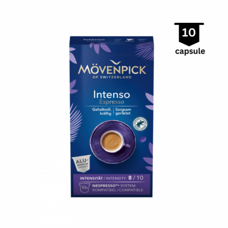 Capsule espressor Nespresso - Movenpick Espresso Intenso capsule Nespresso, 10 buc