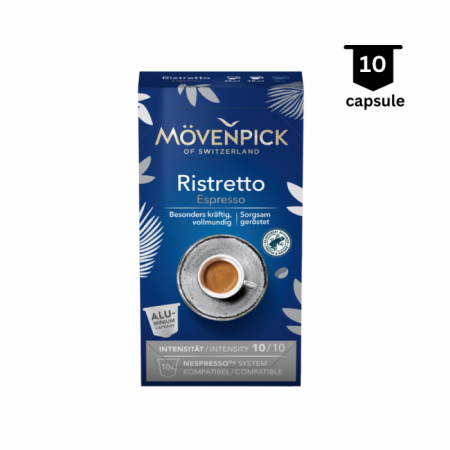 Capsule espressor Nespresso - Movenpick Espresso Ristretto Capsule Nespresso, 10 buc