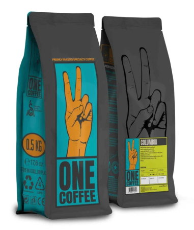 Cafea boabe One Coffee - One Coffee Columbia fara cofeina Cafea boabe De Specialitate, 500g