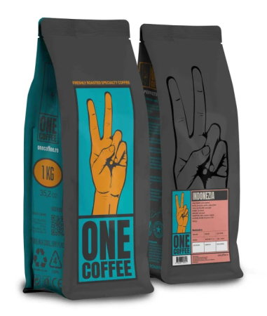 Cafea boabe One Coffee - One Coffee Indonezia Sumatra Cafea boabe de Specialitate, 500g
