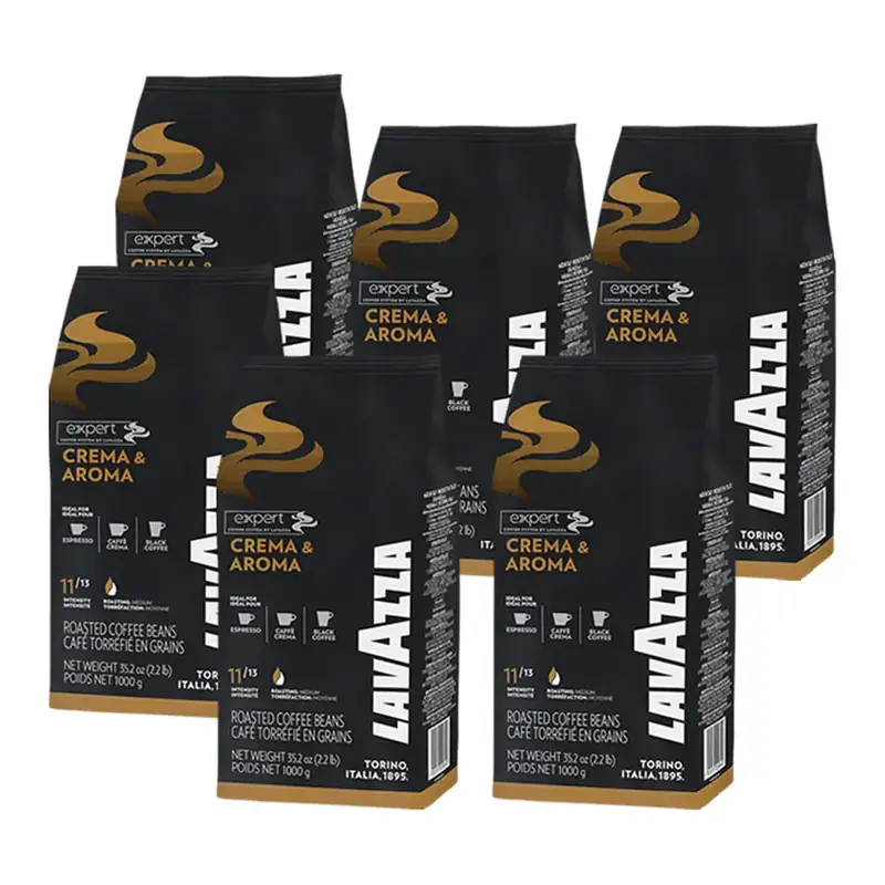 Promotii - Pachet 6 x Lavazza Expert Crema e Aroma cafea boabe. 1kg