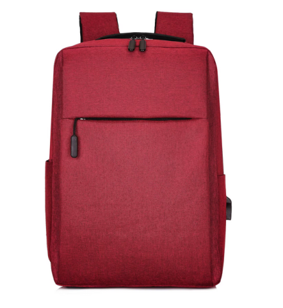Genti si Rucsace - Rucsac business impermeabil pentru laptop – Oxford, cu fermoar, cross-border, visiniu