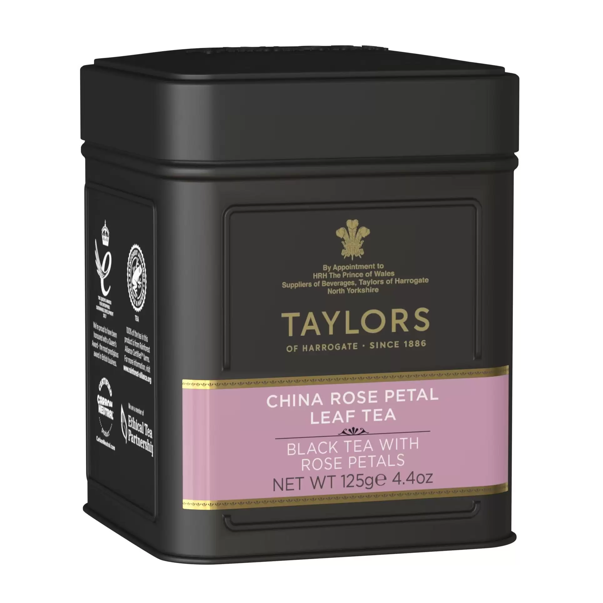 Ceaiuri - Taylors of Harrogate Ceai negru Petale trandafir, 125g