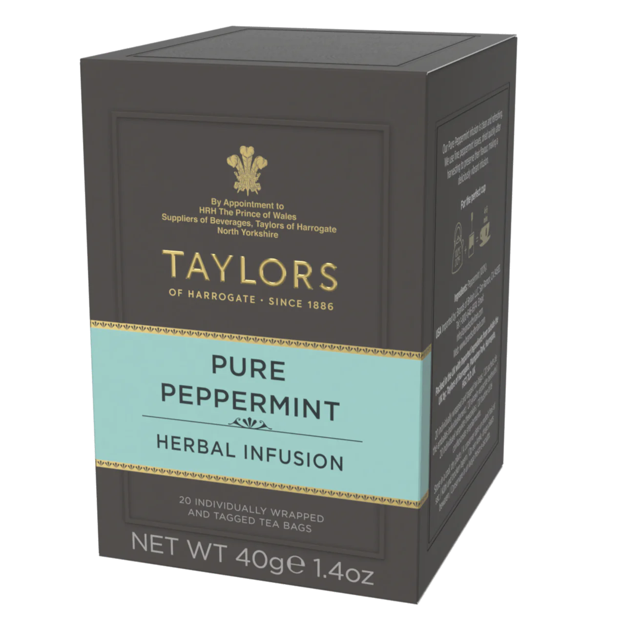 Ceaiuri - Taylors of Harrogate Menta Ceai Infuzie, 20 pliculete