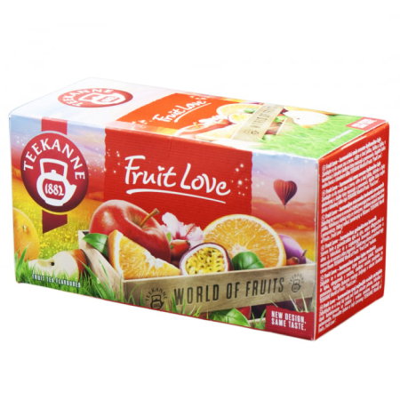 Ceaiuri - Teekanne Ceai Fruit Love zmeura si vanilie,  20 plicuri