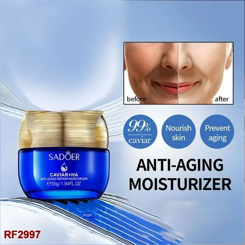 Cremă Antirid si Hidratanta, Caviar și Acid Hialuronic, Sadoer, 55g [5]