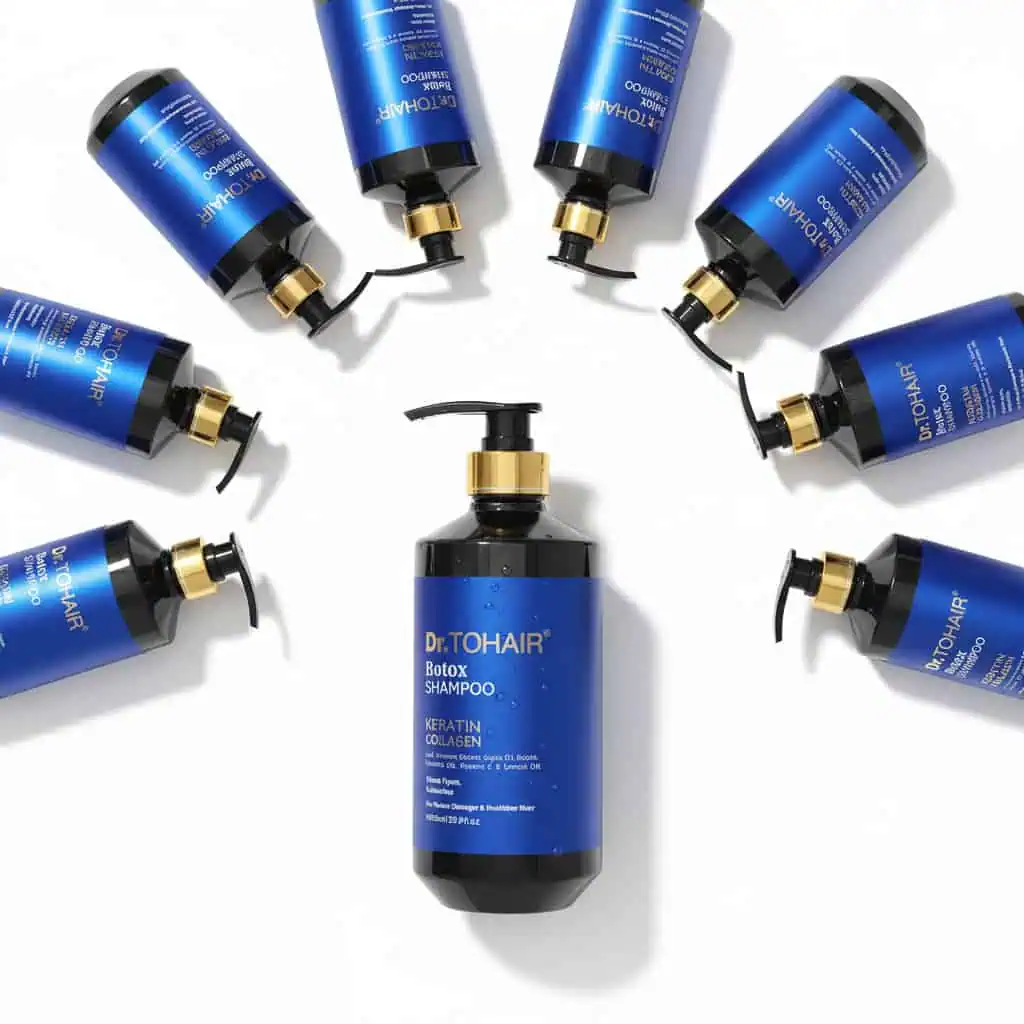 Șampon Profesional pentru Ingroșarea Firului de Păr, cu Keratină si Colagen, Fara Sulfati,  Dr. TOHAIR, 850 ml [2]