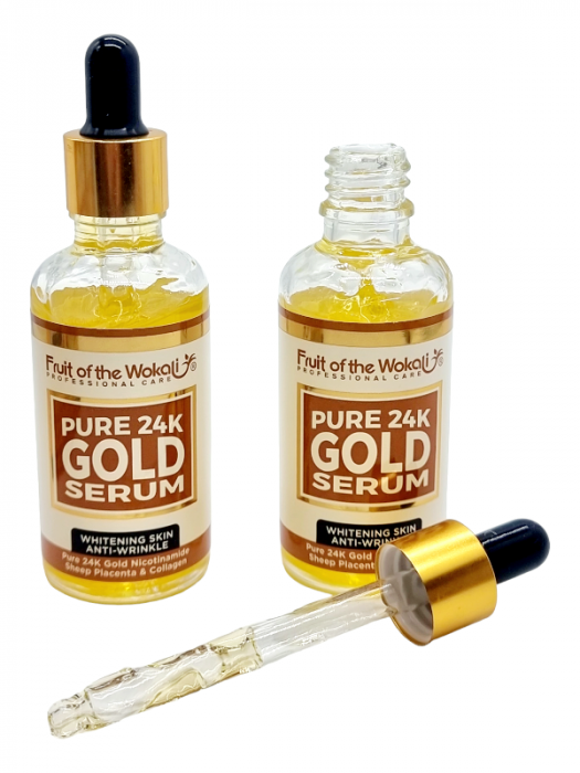 Pachet 2 Seruri Antirid 24K Gold, cu particule de aur si Colagen, 2 x 50 ml [3]