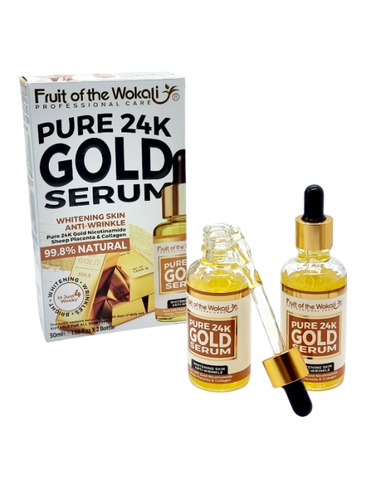 Pachet 2 Seruri Antirid 24K Gold, cu particule de aur si Colagen, 2 x 50 ml [2]