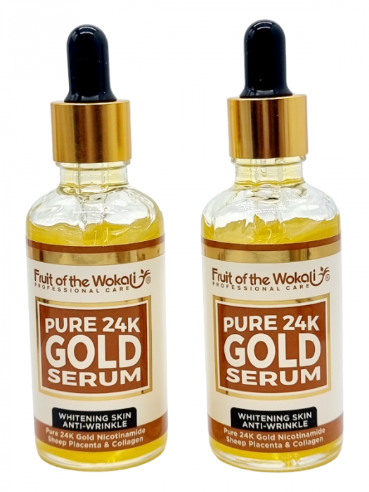 Pachet 2 Seruri Antirid 24K Gold, cu particule de aur si Colagen, 2 x 50 ml [4]
