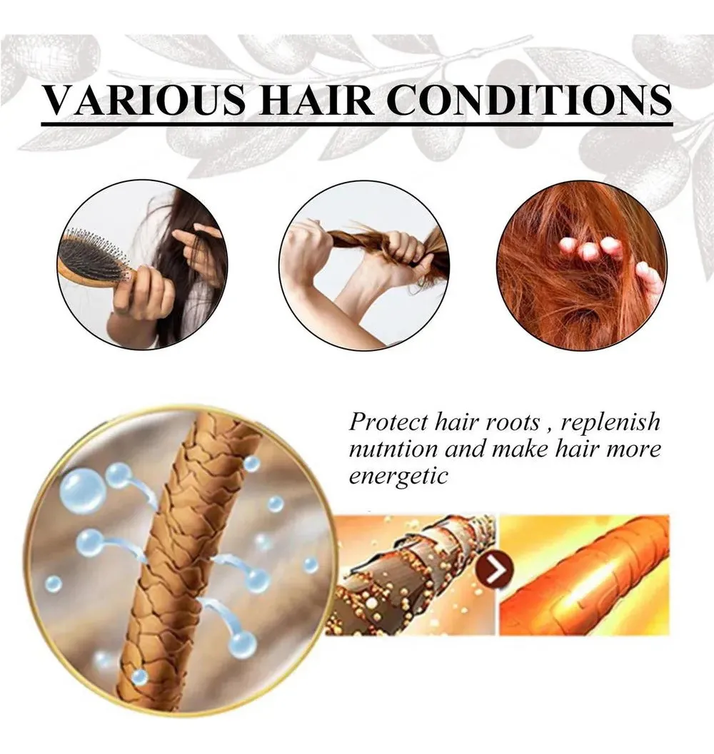 Ulei de păr cu argan Kormesic pentru regenerare și strălucire, 98% organic, efect de netezire [6]