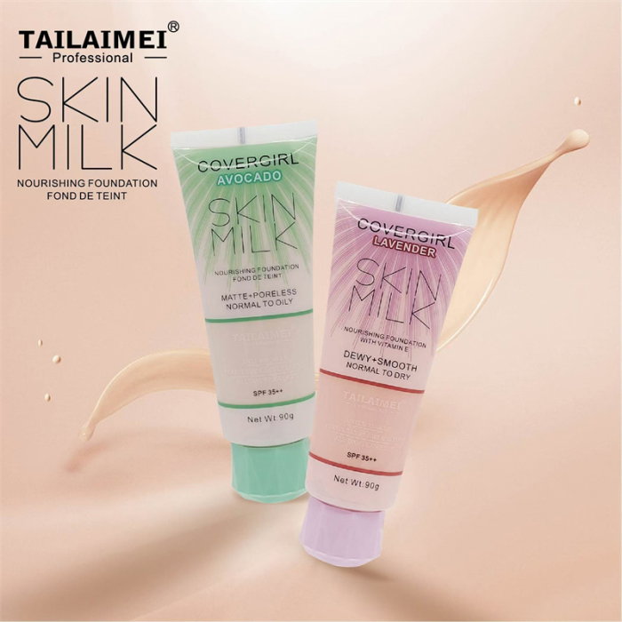 Fond de ten Skin Milk Avocado, pentru ten normal sau gras, 02 Natural, TLM, 90g [3]