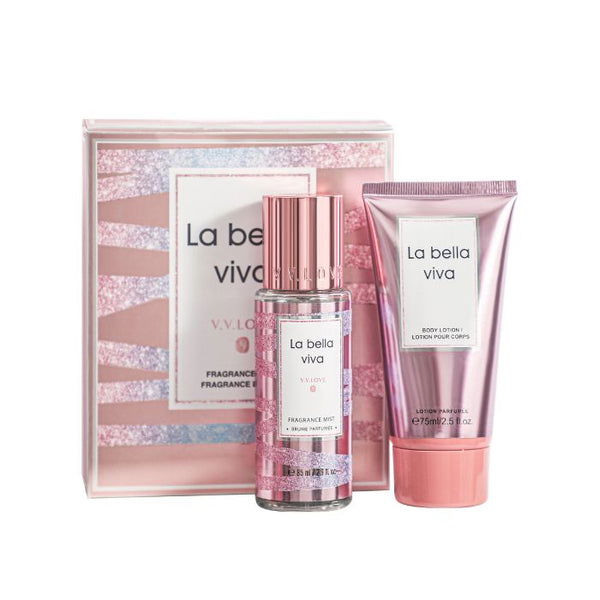 Set Cadou pentru femei, 2 produse cu Parfum si Lotiune corp, La Belle Vida [1]