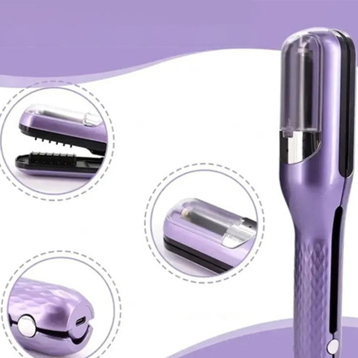 Aparat portabil pentru tuns vârfurile despicate cu ioni negativi, încărcare USB, Flippy [4]