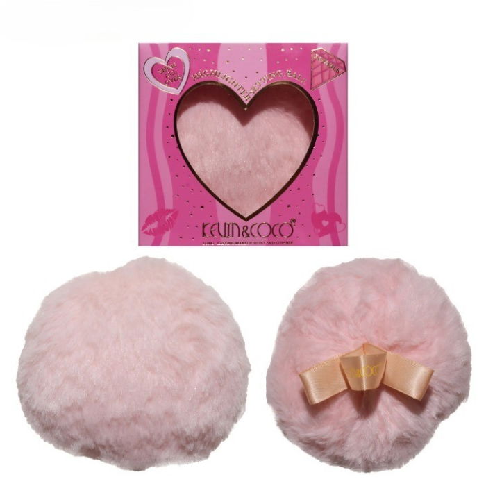 Aplicator pentru Iluminator/Pudra, Tip Buretel Pufos, Kevin & Coco, Roz [4]