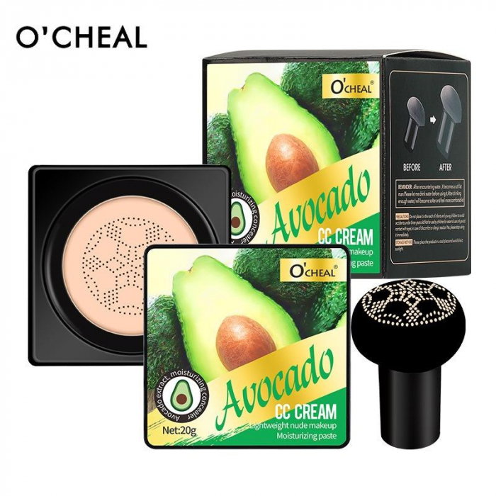 Fond de Ten CC Cream Cushion cu aplicator inclus, 02 Natural, Lightweight and Mosturizing, 20g [4]