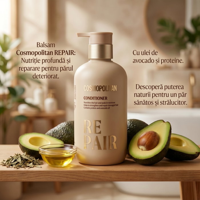 Balsam pentru Regenerare, cu Avocado si Proteine, Cosmopolitan, 400 ml [2]