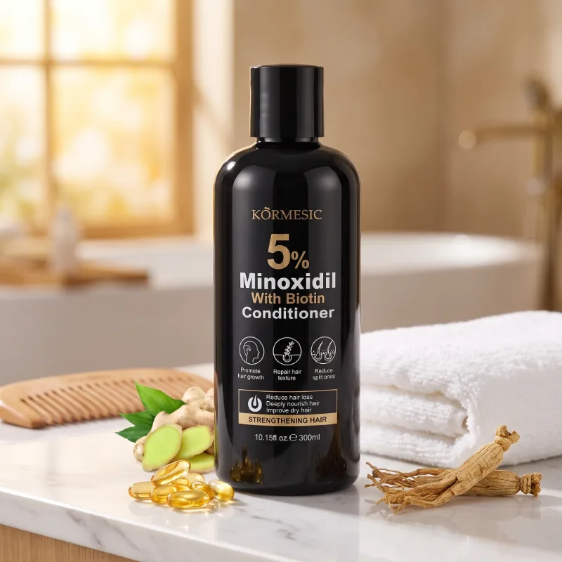 Balsam cu 5% Minoxidil și Biotină, pentru Creșterea Părului și Hidratare Intensă, Kormesic ,300ml [6]