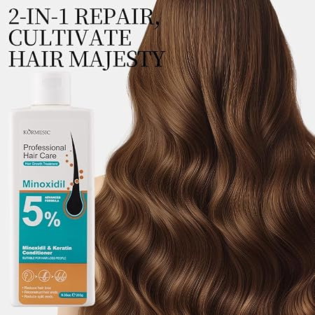 Balsam cu Minoxidil si Keratina, pentru Creșterea Părului și Regenerare Intensă, Kormesic, 265g [2]