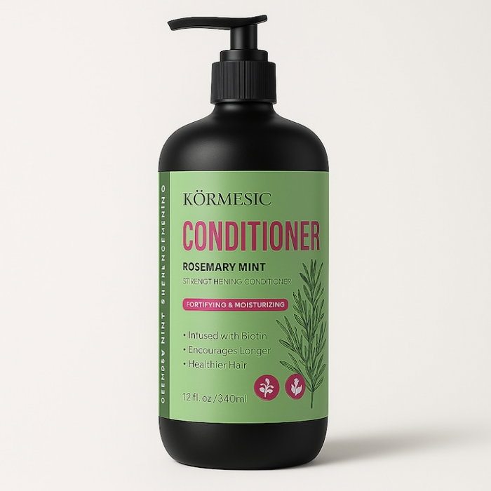Balsam Fortifiant cu Rozmarin, Menta si Biotina, Reparare si Regenerare, Kormesic, 450ml [3]