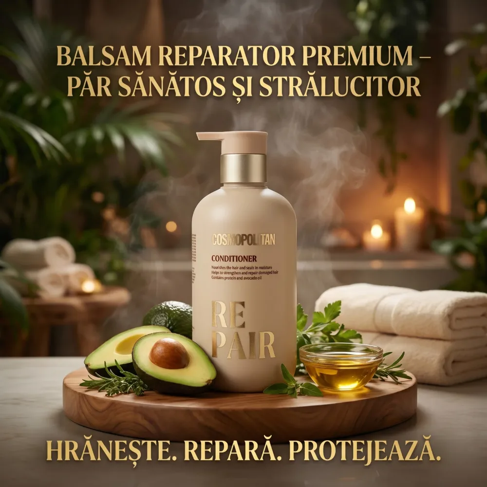 Balsam de par Cosmopolitan Re-Pair cu avocado si proteine 400ml [2]
