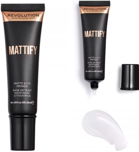 Primer/Bază de machiaj matifiantă Makeup Revolution, Mattify Matte & Fix Primer, 28ml [3]
