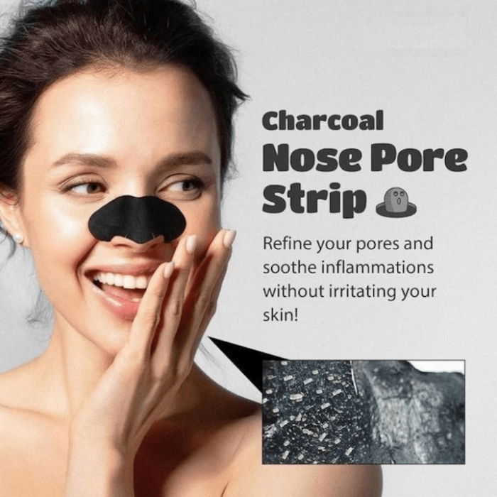 Benzi pentru Indepartarea Punctelor Negre, Charcoal, Sence, 6 buc [2]