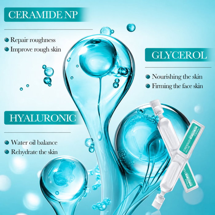 Capsule cu Acid Hialuronic, Ser Antirid, Iluminare si Hidratant, Bioaqua, 30 * 1.5ml [4]