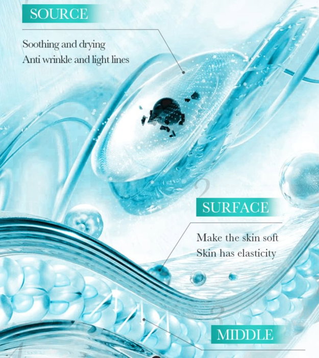 Capsule cu Acid Hialuronic, Ser Antirid, Iluminare si Hidratant, Bioaqua, 30 * 1.5ml [8]