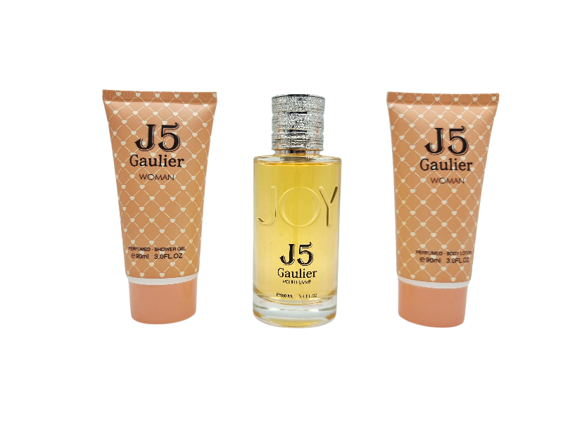 Set Cadou pentru femei, 3 piese cu Parfum, body lotion si shower gel, J5 Gaulier [3]