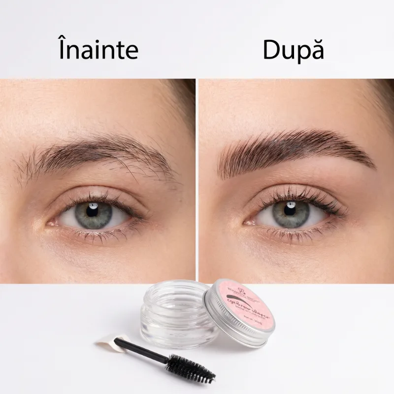 Ceara pentru stilizarea sprancenelor, Waterproof si Long Lasting, Romantic Bright, 20g [6]