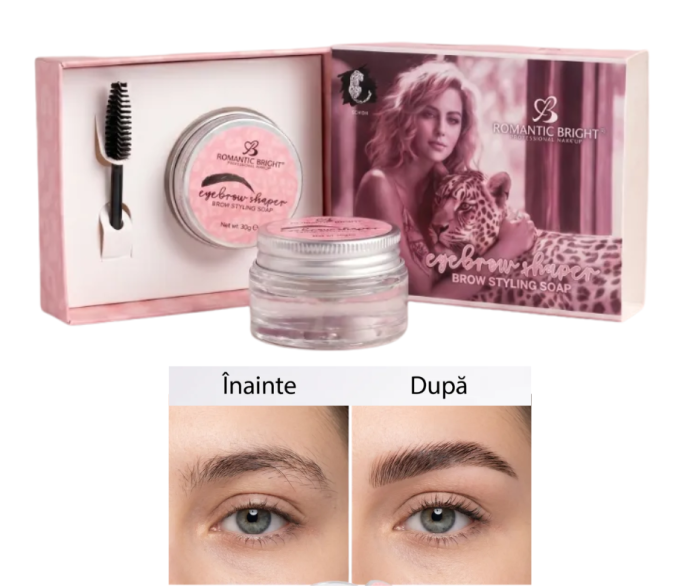 Ceara pentru stilizarea sprancenelor, Waterproof si Long Lasting, Romantic Bright, 20g [2]