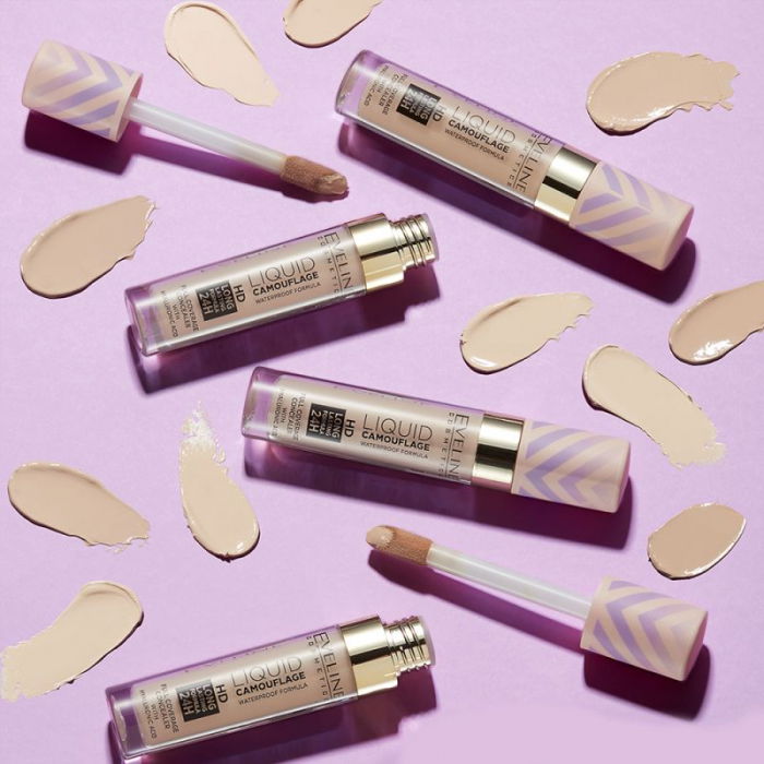 Corector Liquid Camouflage cu Acoperire mare, Rezisntenta 24h, HD Full Coverage,  Eveline Cosmetics, 7ml [4]