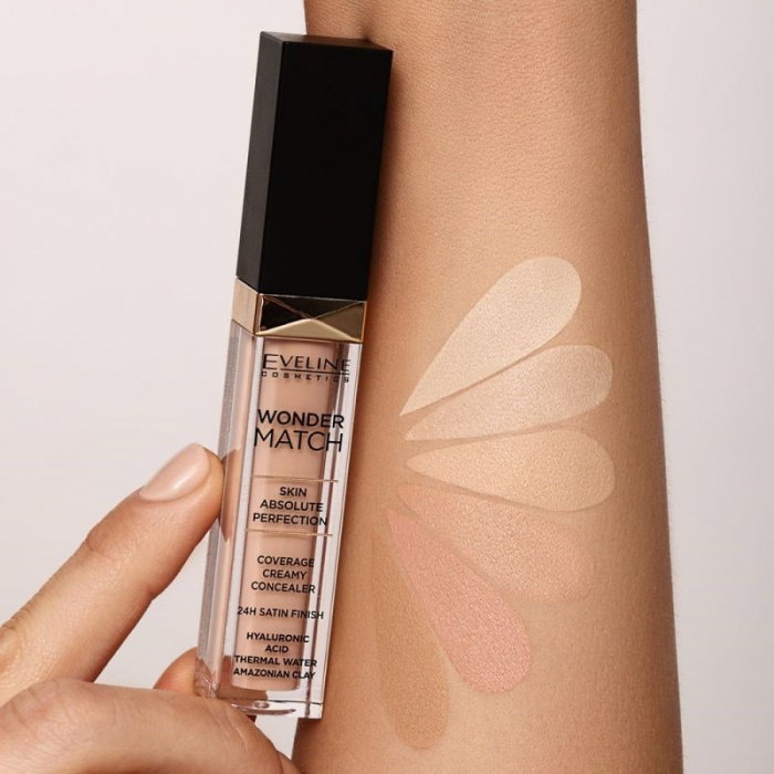 Corector/Concealer lichid cu acid hyaluronic, Wonder Match, Liquid Camouflage [3]