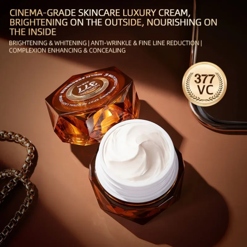 Cremă pentru Reducerea Petelor și Iluminare cu Extract 377 și Vitamina C, Efect de Uniformizare, Mercilen, 50g [7]