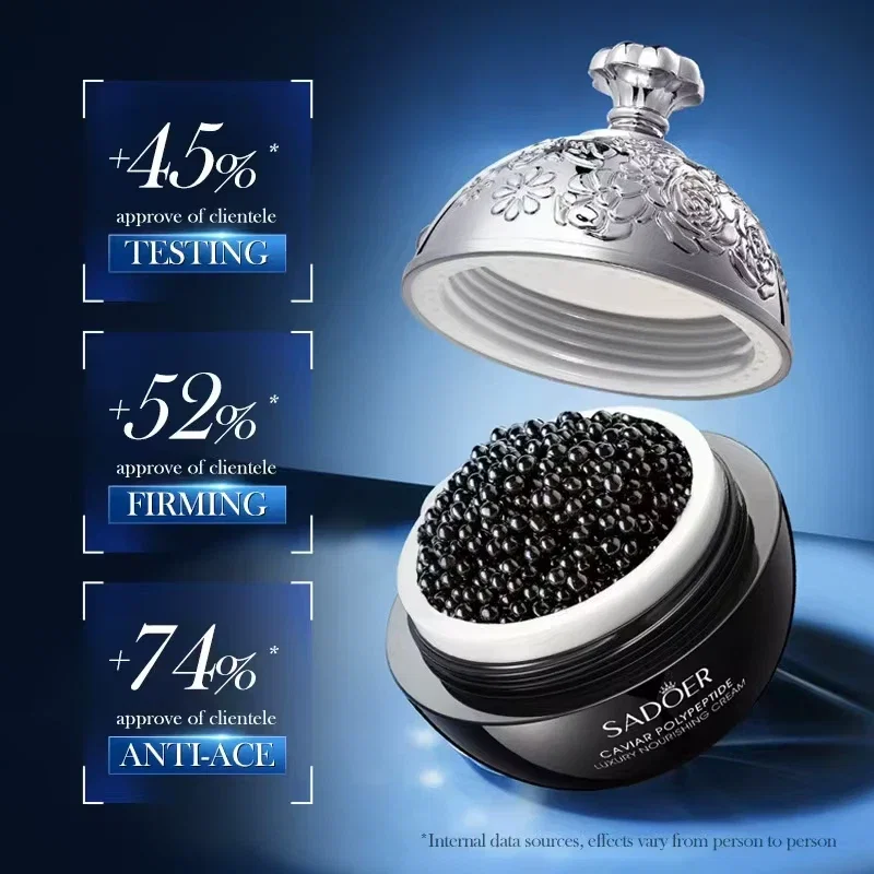 Cremă Antirid cu Caviar si Polipeptide, Pentru Fermitate si Hidratare, Sadoer, 30 g [5]