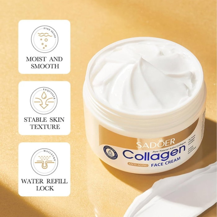 Crema antirid cu colagen activ Sadoer 100g – Pure Natural Active Collagen Anti-Aging Face Cream [2]