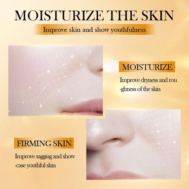 Crema Antirid cu Particule de Aur 24K, Colagen si Extract de melc, Sadoer, 60g [4]