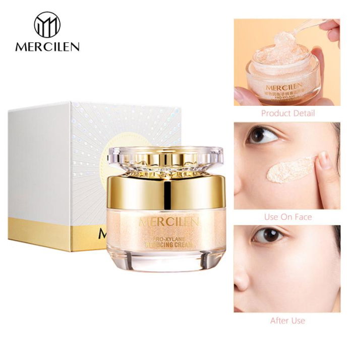 Cremă Antirid, Efect de Lifting, Colagen și Caviar, Mercilen, 50g [1]
