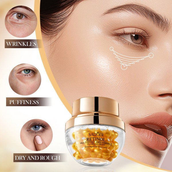 Crema Antirid pentru Ochi cu Retinol, Collagen si Niacinamide, Sadoer, 35g [2]