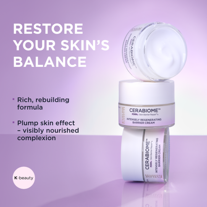 Crema Antirid si Hidratanta, Ceramide PDRN+ , Korean Ingredients, CERABIOME, Eveline , 50ml [2]