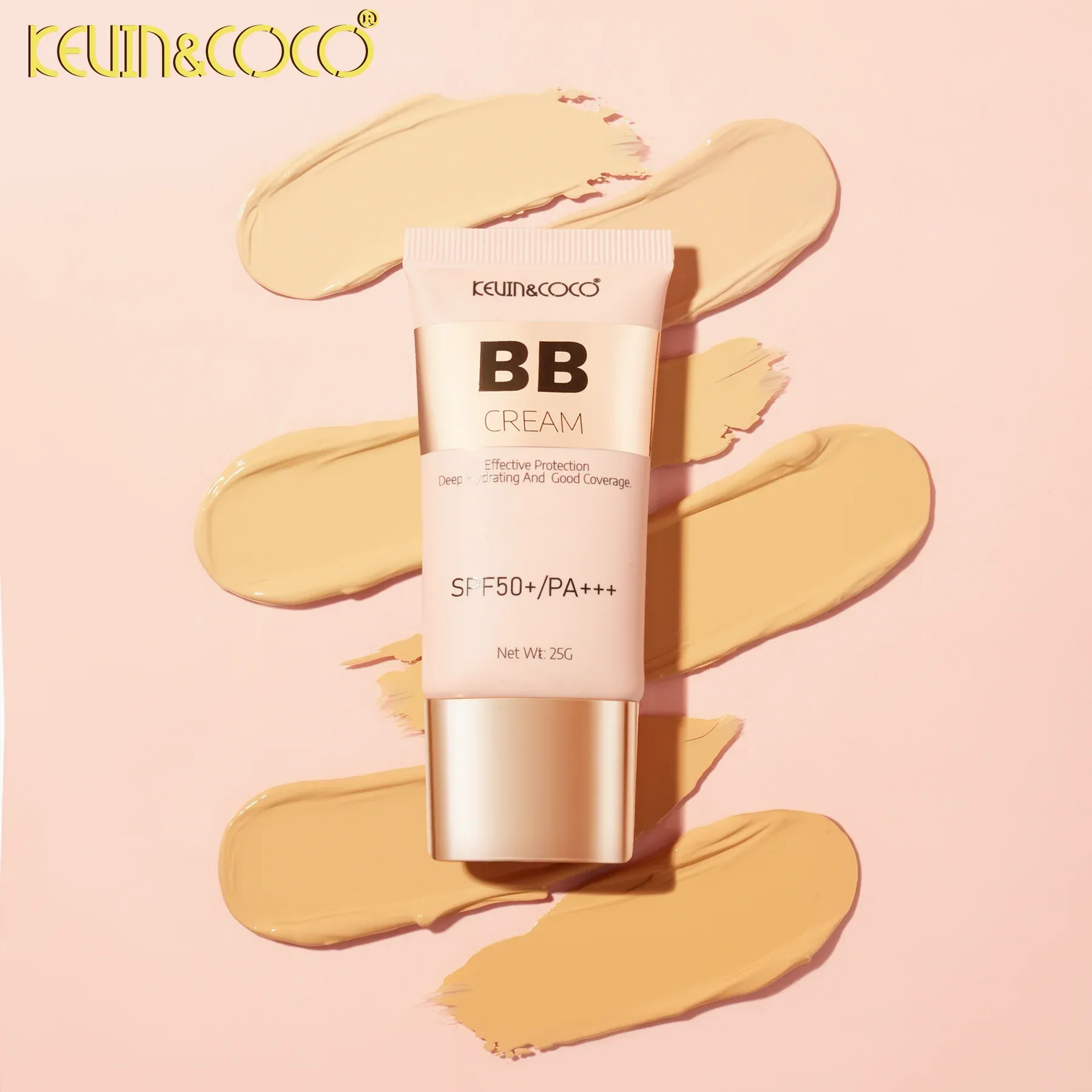 Fond de ten BB Cream, SPF50, Long Lasting, Good Coverage, Kevin&Coco, 25g [2]