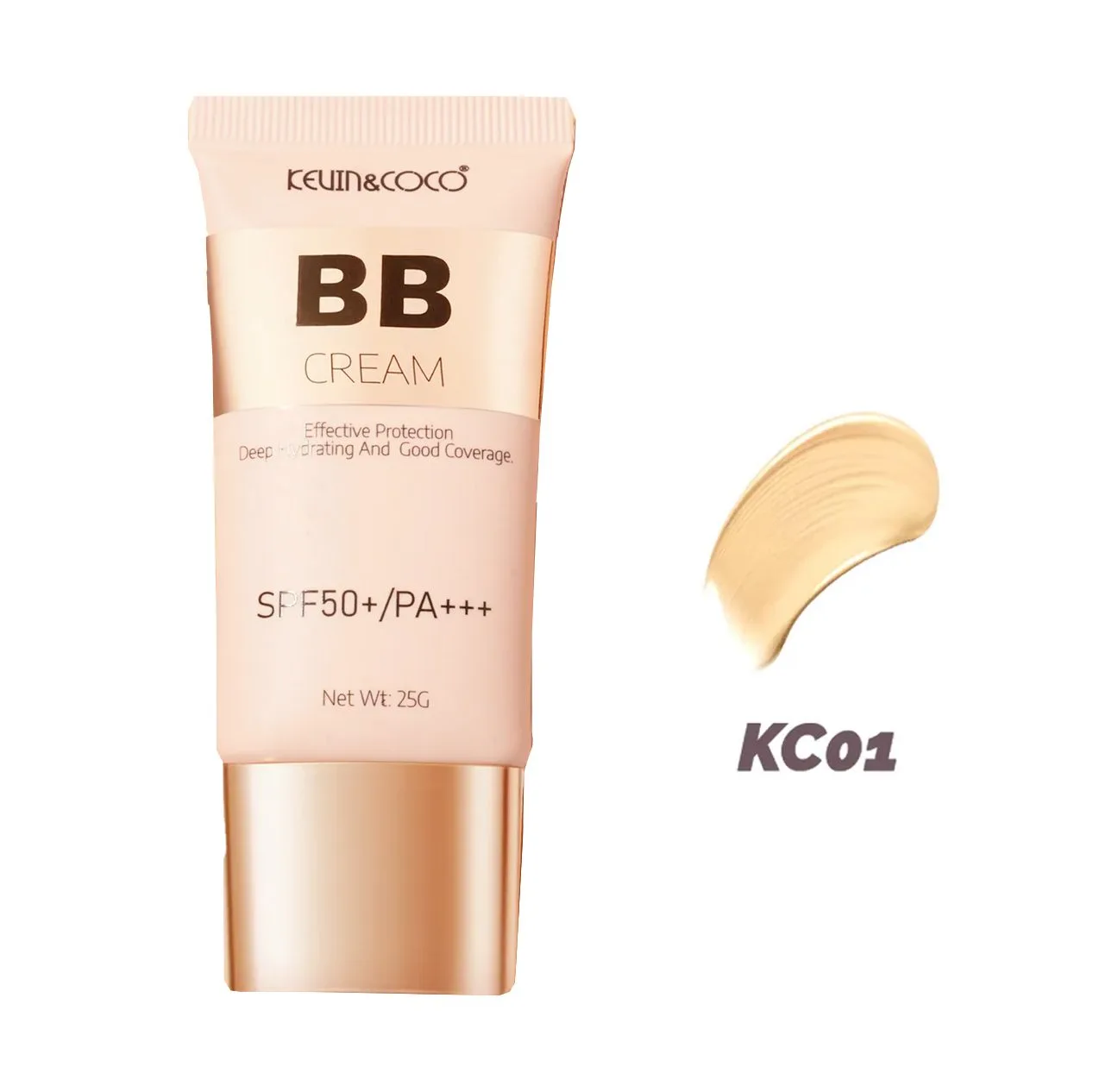 Fond de ten BB Cream, SPF50, Long Lasting, Good Coverage, Kevin&Coco, 25g [8]