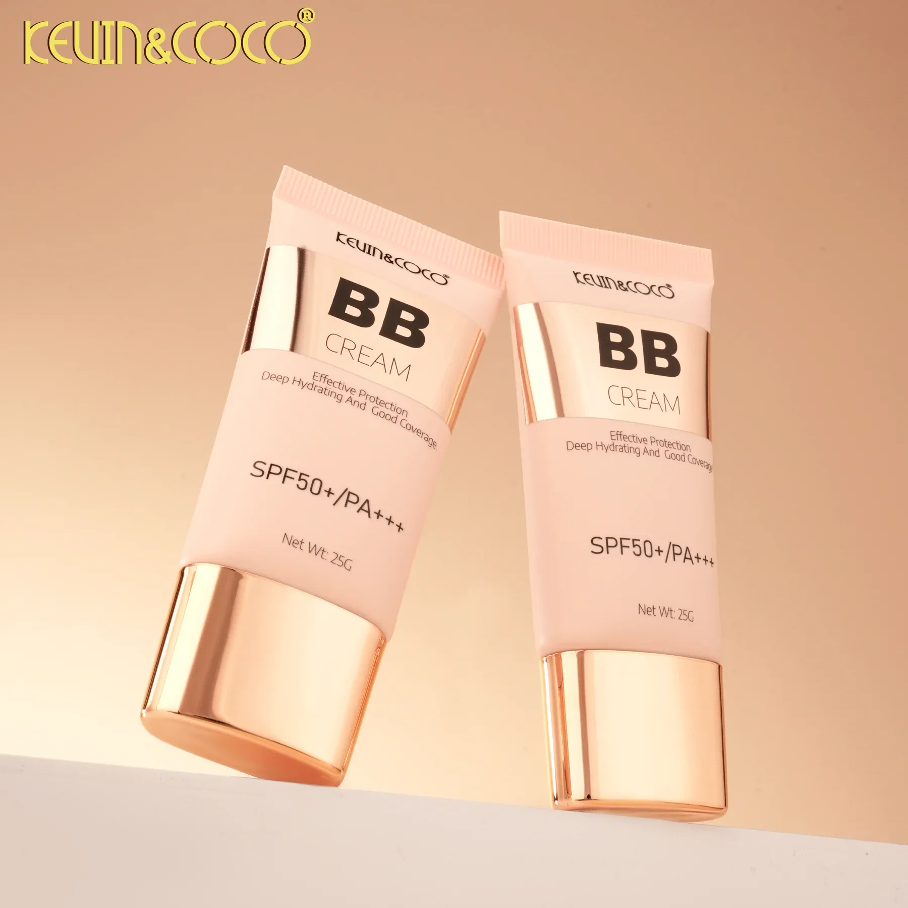Fond de ten BB Cream, SPF50, Long Lasting, Good Coverage, Kevin&Coco, 25g [5]