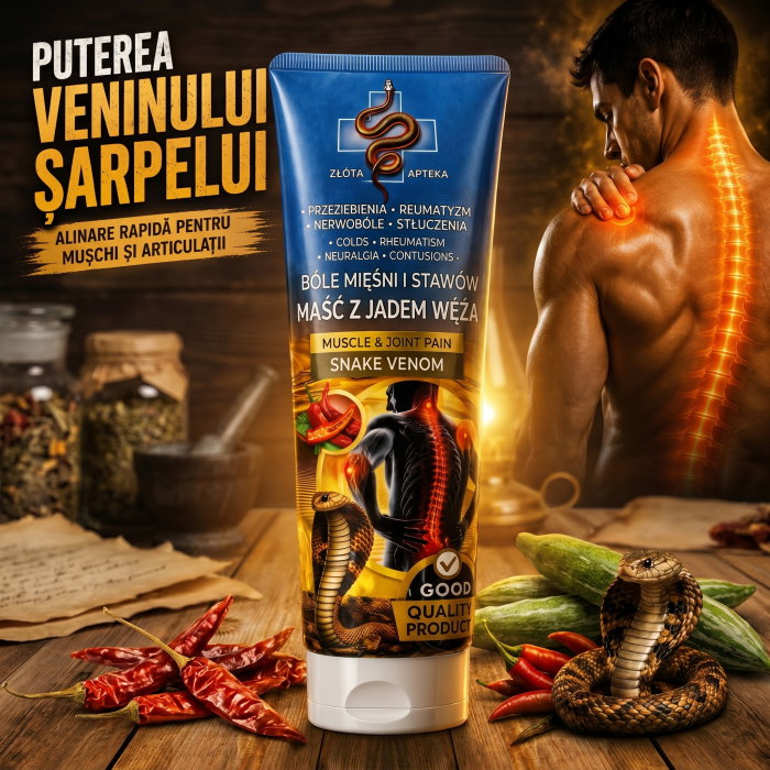 Crema cu Venin de Sarpe pentru Dureri Musculare si Reumatism, 125ml [3]
