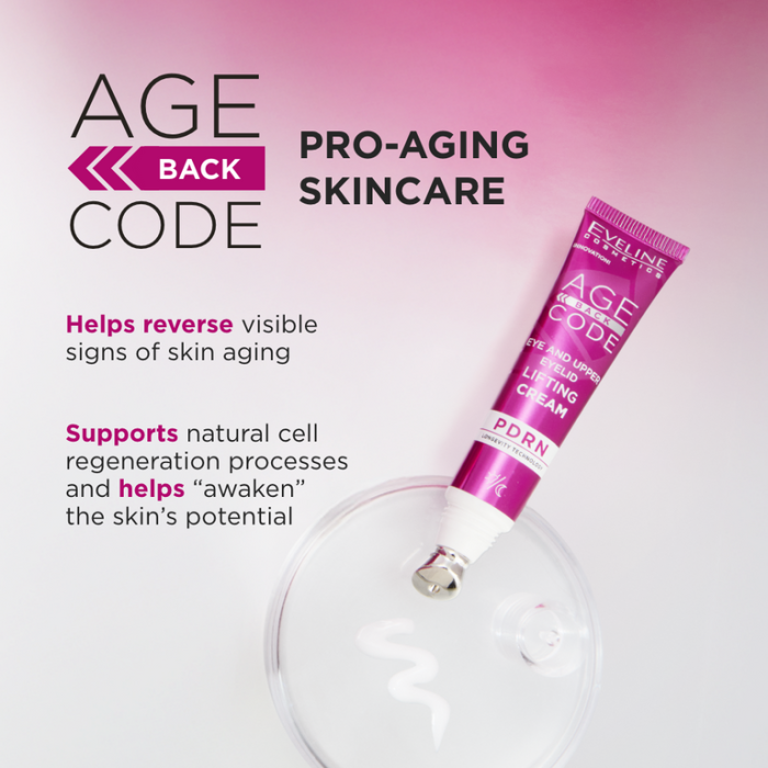 Crema de Ochi Antirid si Anti-Cearcăne, Aplicator inclus, PDRN Collagen+, Eveline, 15ml [6]
