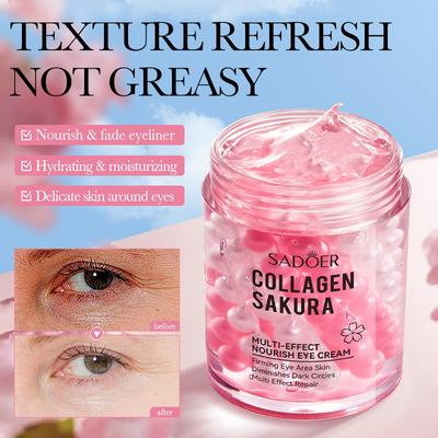 Crema de Ochi cu Microcapsule Colagen, Anti-Cearcăne si Antirid, Sakura Sadoer, 60g [5]