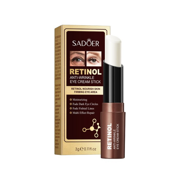 Crema de ochi Antirid cu Retinol, Tip Stick, SADOER, 3g [2]