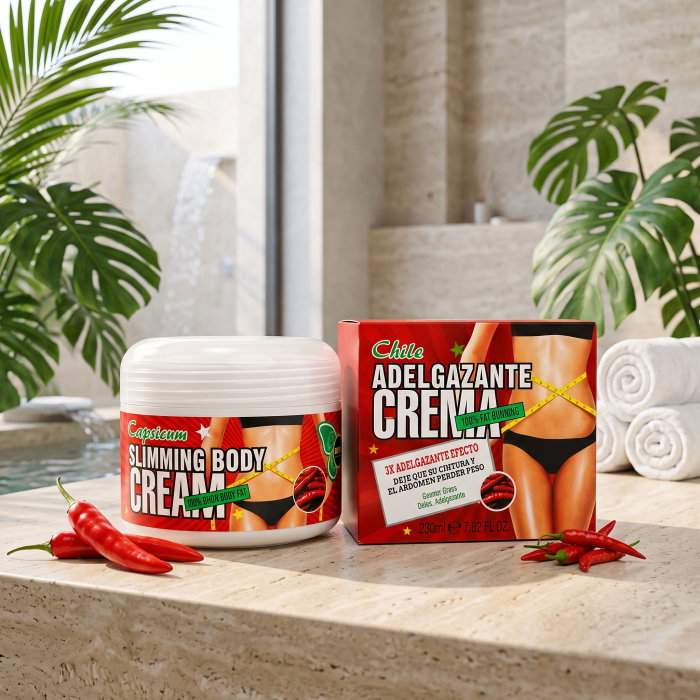 Crema de Slabit pentru Masaj Anticelulitic si Remodelare, cu Ardei Iute, 230ml [3]