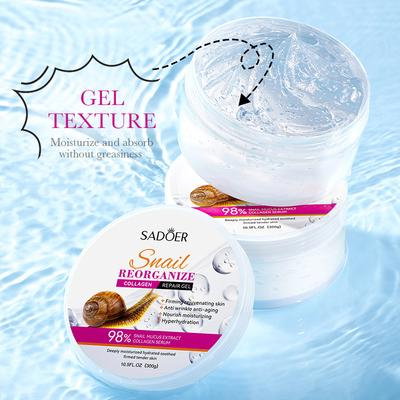 Crema-Gel Antirid cu Extract de Melc si Collagen, Snail Reorganize, Sadoer, 300g [3]